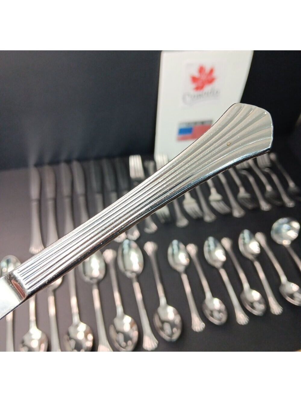 35pcs Heritage Stainless Steel 18/8 Cutlery Forks Knives Spoons Made In Korea